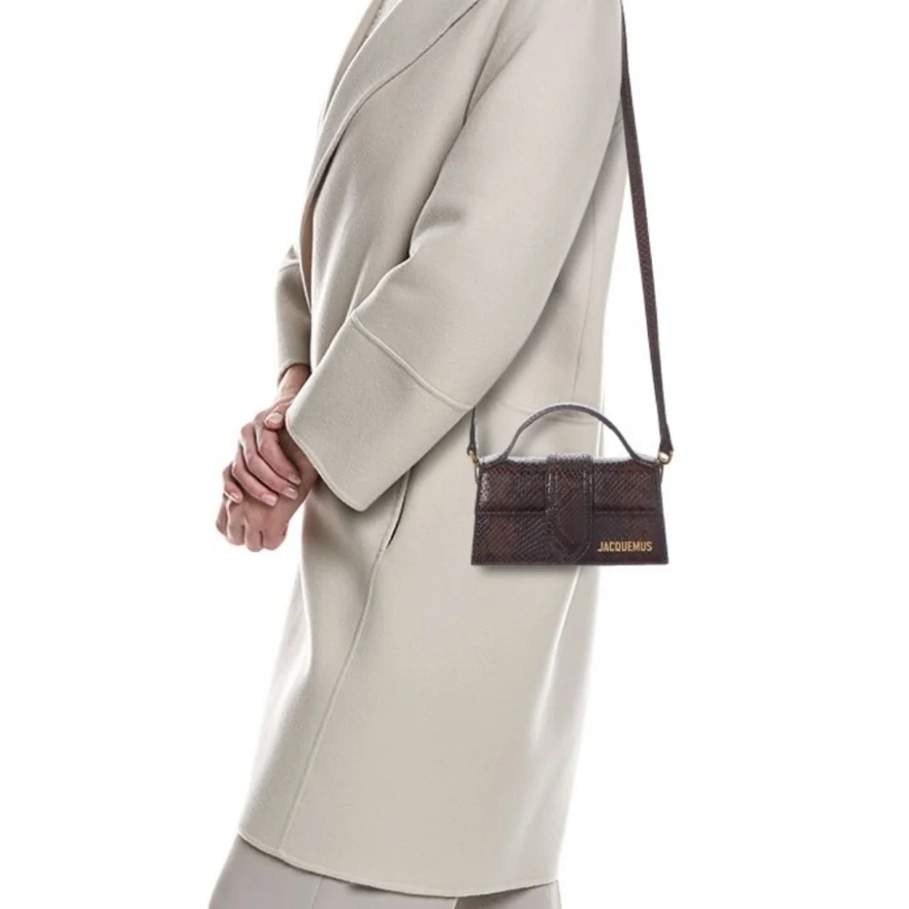 Jacquemus The Bambino Python Embossed Bag - Picture 4 of 6